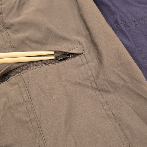 Men's LB Tech hiking pants in Navy blue and Brown - Picture 8 of 15